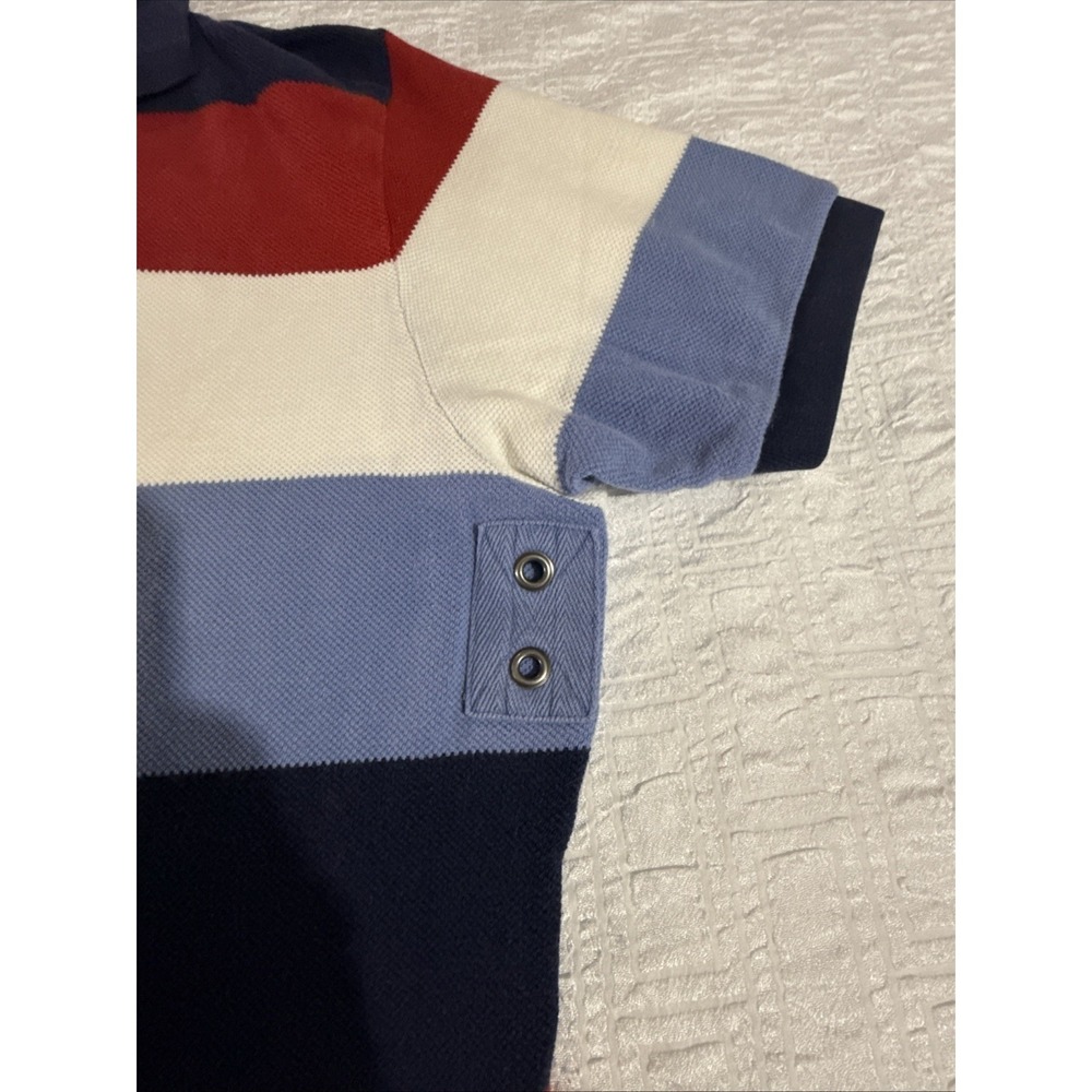 Rare Polo Ralph Lauren Rugby Shirt Mens XL Multicolor Striped Cotton Pony Soft - Picture 3 of 7